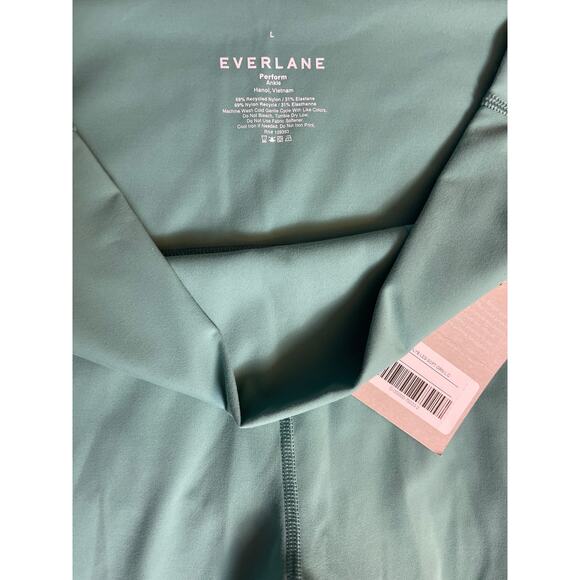 Everlane Soft Green Buttery Soft Perform Ankle Leggings Size Large - Picture 9 of 12